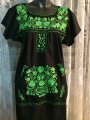 style By Me Puebla Tehucan Art Culture Tradition Hand Embroidered BelenMosqueda Dresses black w green
