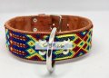 large dog collar full knited Style by Me toronto Belen Mosqueda Mexican Art in Canada Handmade dog 004