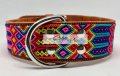 large dog collar full knited Style by Me toronto Belen Mosqueda Mexican Art in Canada Handmade dog 005