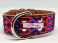 medium dog collar full knited Style by Me toronto Belen Mosqueda Mexican Art in Canada Handmade dog 0011 (2)