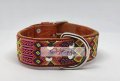 medium dog collar full knited Style by Me toronto Belen Mosqueda Mexican Art in Canada Handmade dog 002