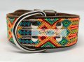 medium dog collar full knited Style by Me toronto Belen Mosqueda Mexican Art in Canada Handmade dog 006