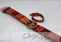medium dog collar full knited Style by Me toronto Belen Mosqueda Mexican Art in Canada Handmade dog 010