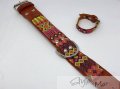 medium dog collar full knited Style by Me toronto Belen Mosqueda Mexican Art in Canada Handmade dog 02