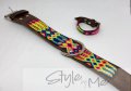medium dog collar full knited Style by Me toronto Belen Mosqueda Mexican Art in Canada Handmade dog 08