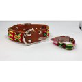 small dog collar full knited Style by Me toronto Belen Mosqueda Mexican Art in Canada Handmade dog 0005