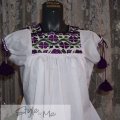 Huipil Handembroidery from the purepecha community Style by me in toronto Belen Mosqueda arte textil mexicano