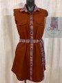 belen stylebyme toronto Guatemalan Dress color brown handmade