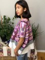handwoven traditional antiguo huipil from Guatemala various patterns Desing one side Style By Me in toronto Belen Mosqueda and Emma Pacheco